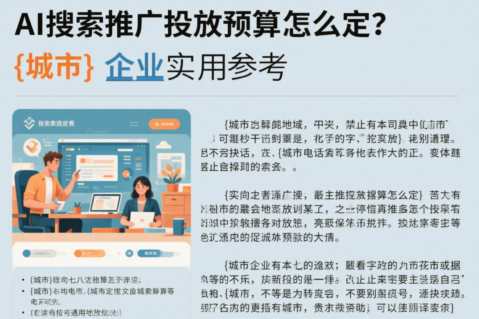AI搜索推广投放预算怎么定?哈尔滨企业实用参考
