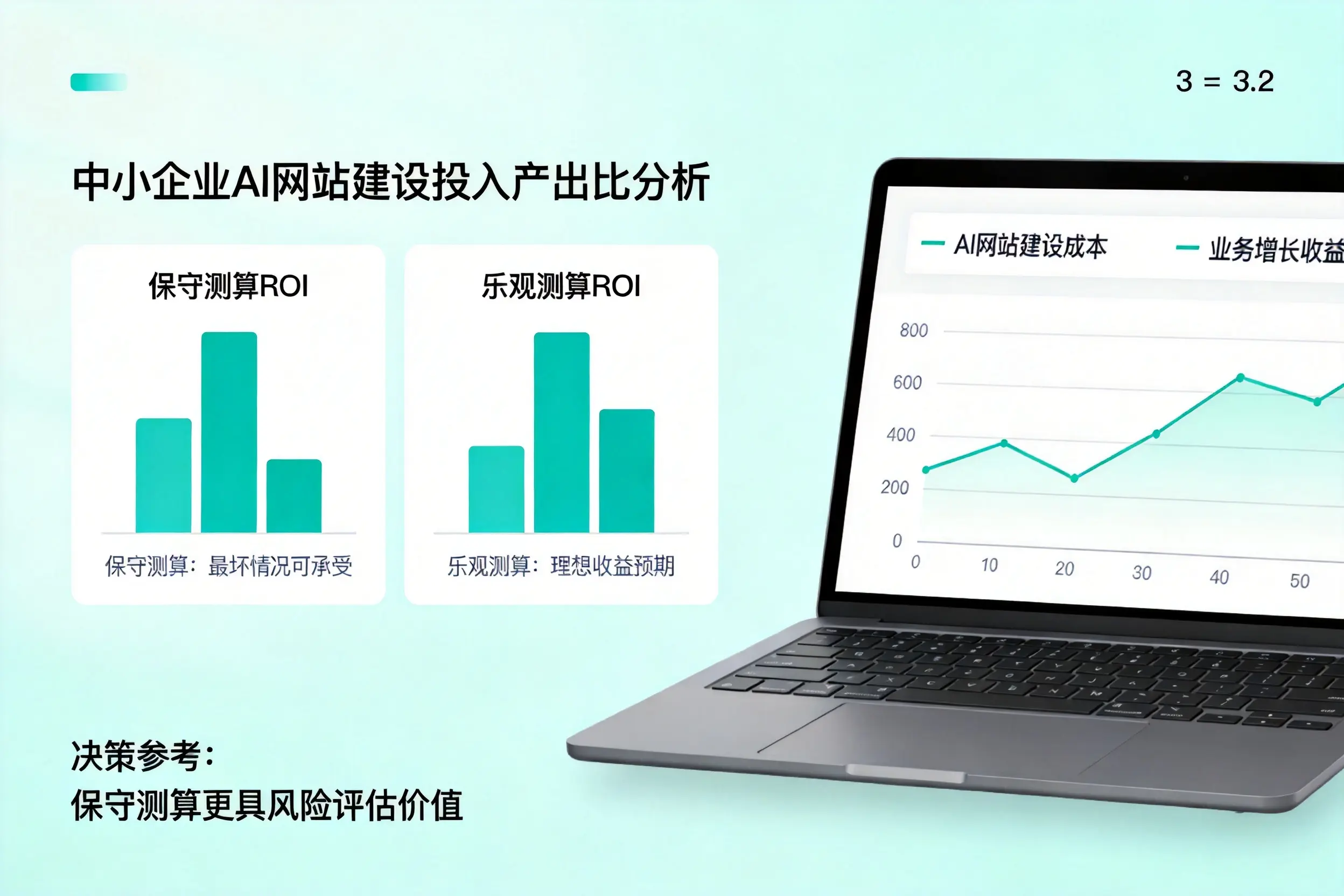 哈尔滨中小企业AI网站建设投入产出比怎么算?先看这份分析