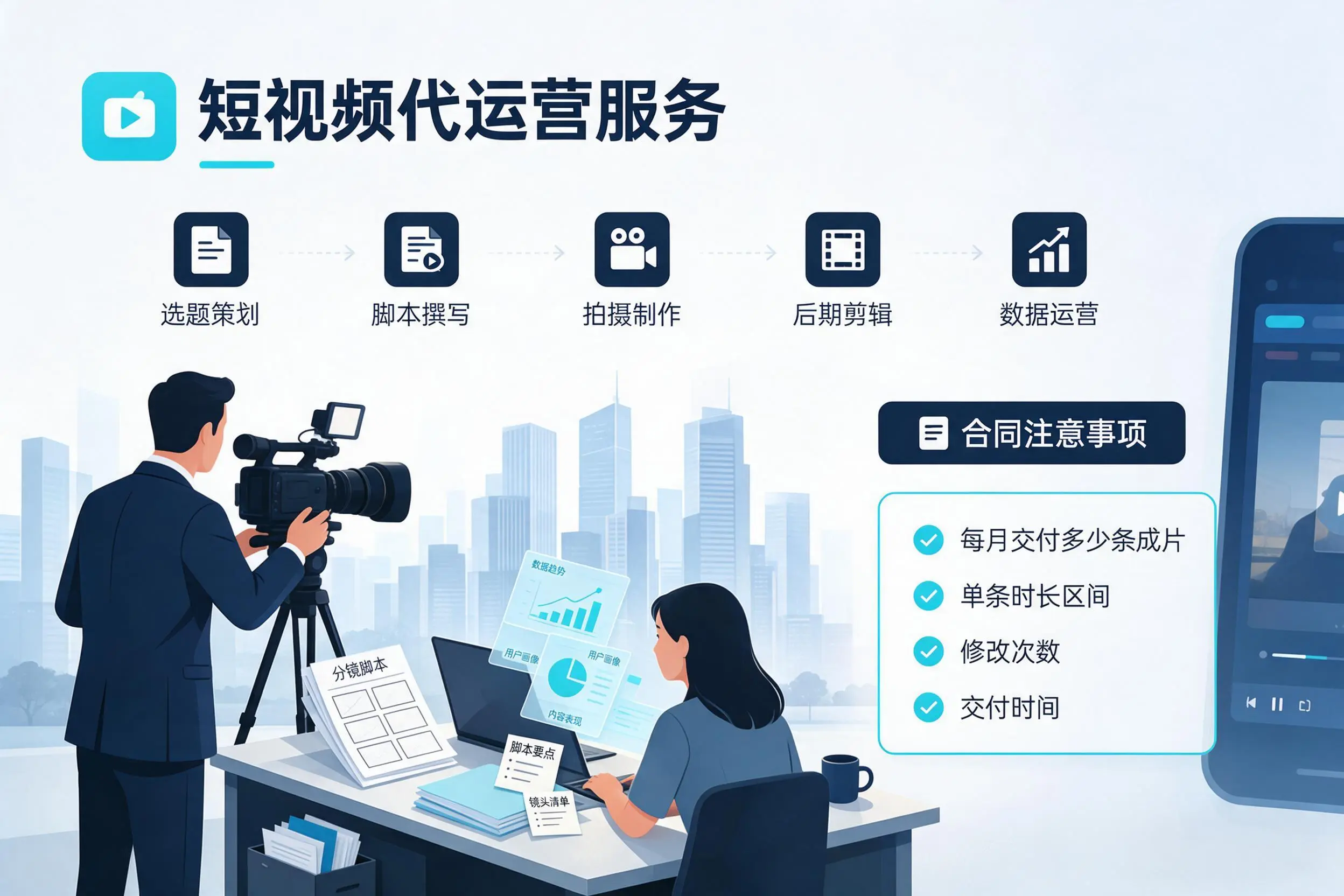 短视频代运营包含哪些服务？哈尔滨企业常见问题科普